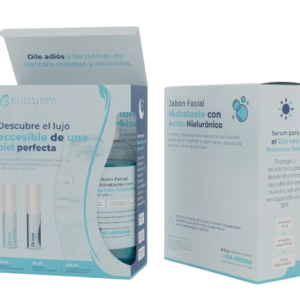 Kit serums + jabón con AH de Belleza Latina