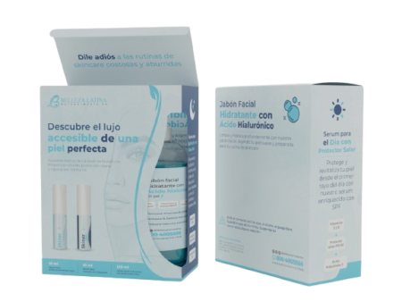 Kit serums + jabón con AH de Belleza Latina